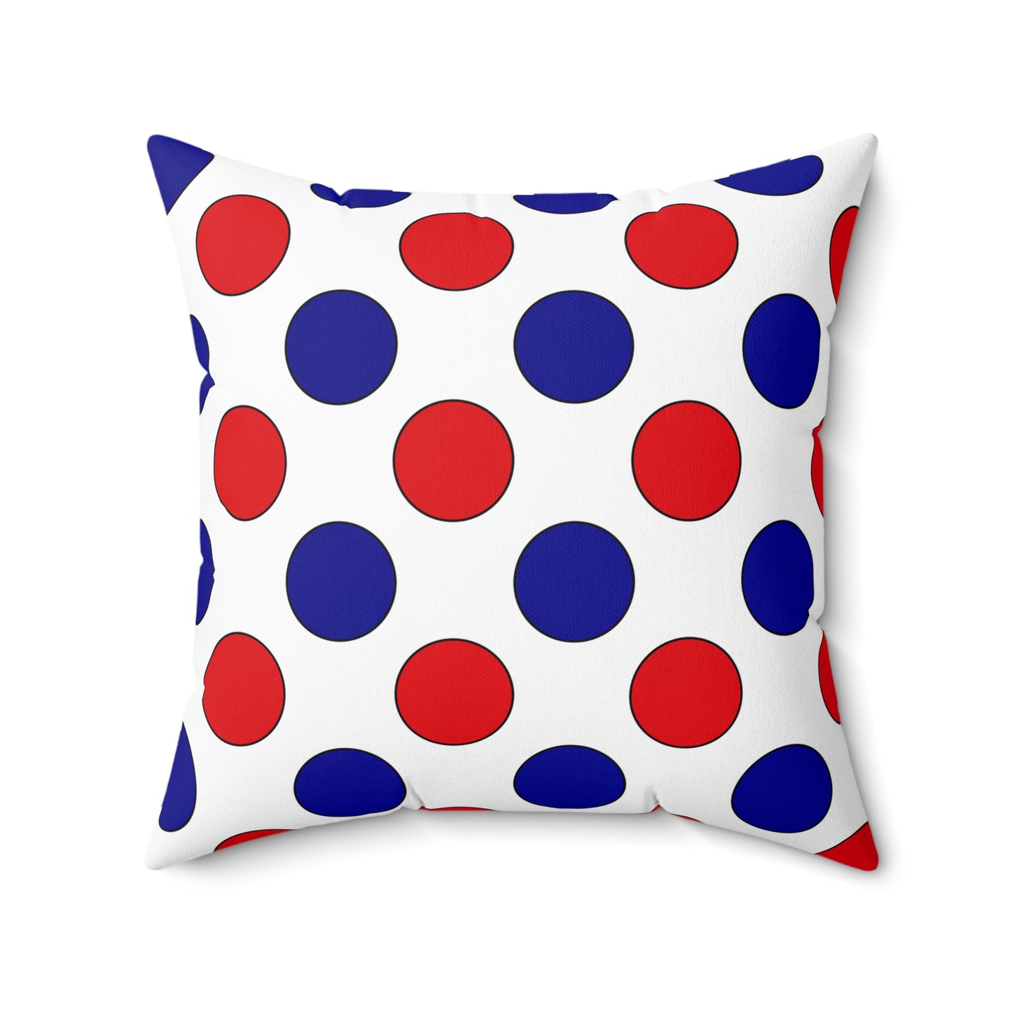 Guadeloupe Retro Polka Dots Cushion Pillow
