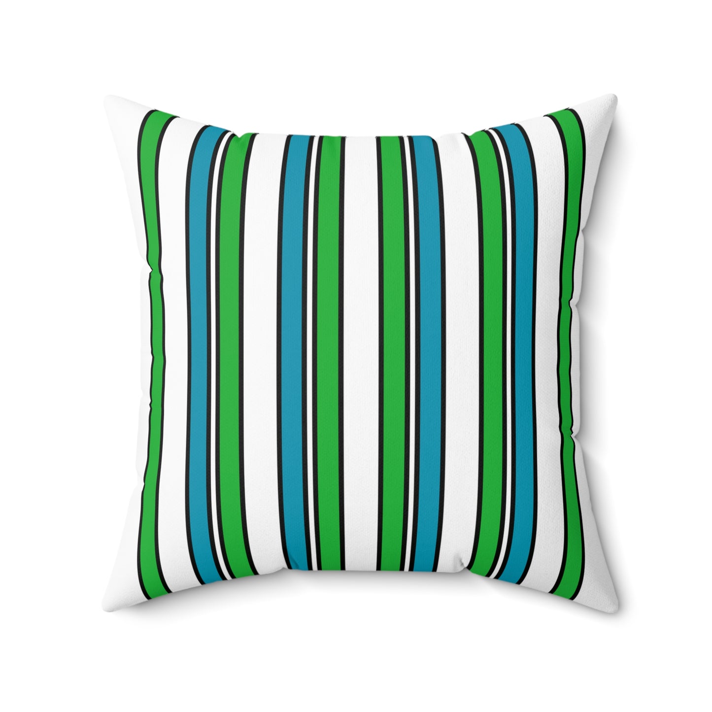 Uzbekistan Retro Stripes Cushion Pillow