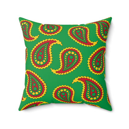 Guinea Bissau Retro Paisley Cushion Pillow
