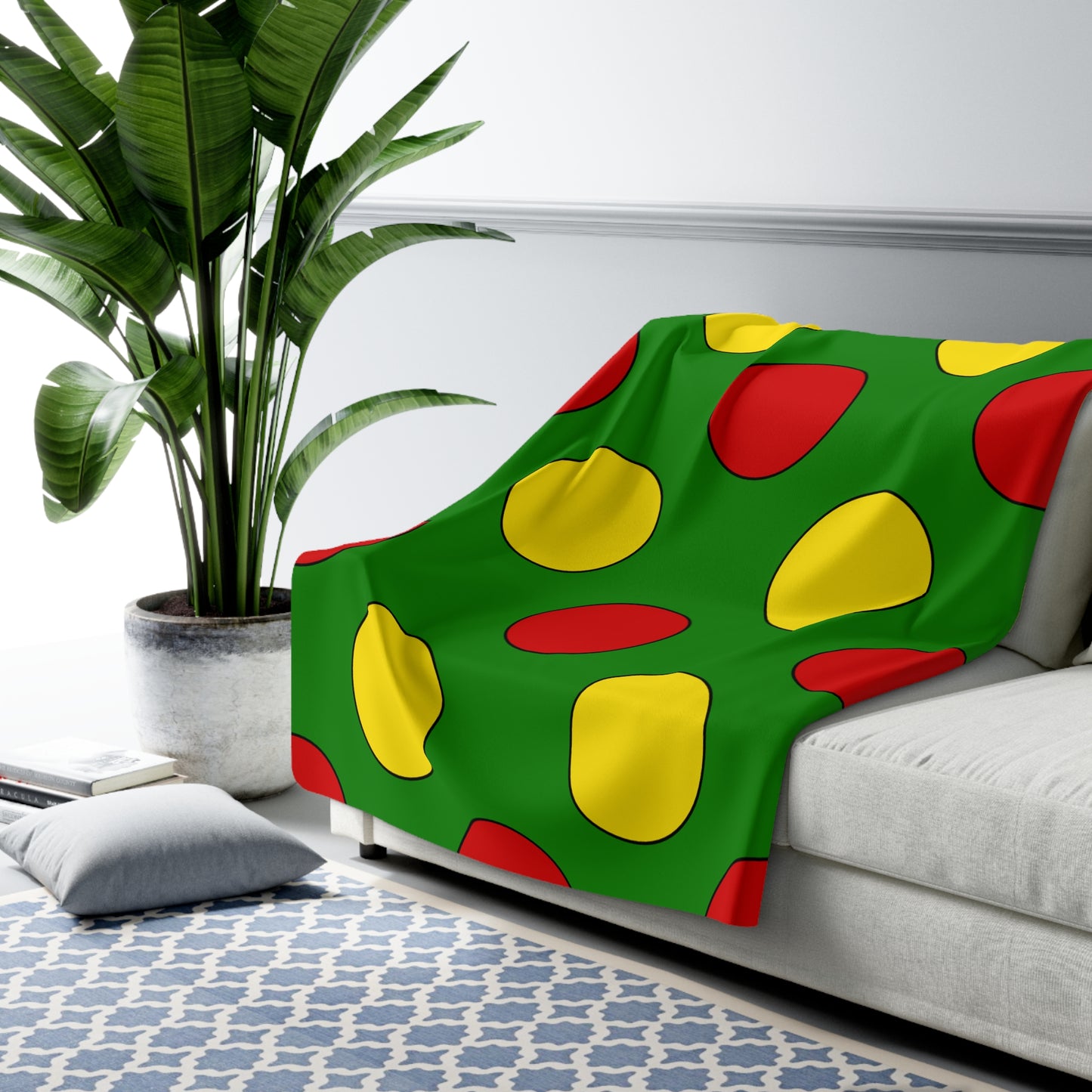 Togo Retro Polka Dots Blanket Throw
