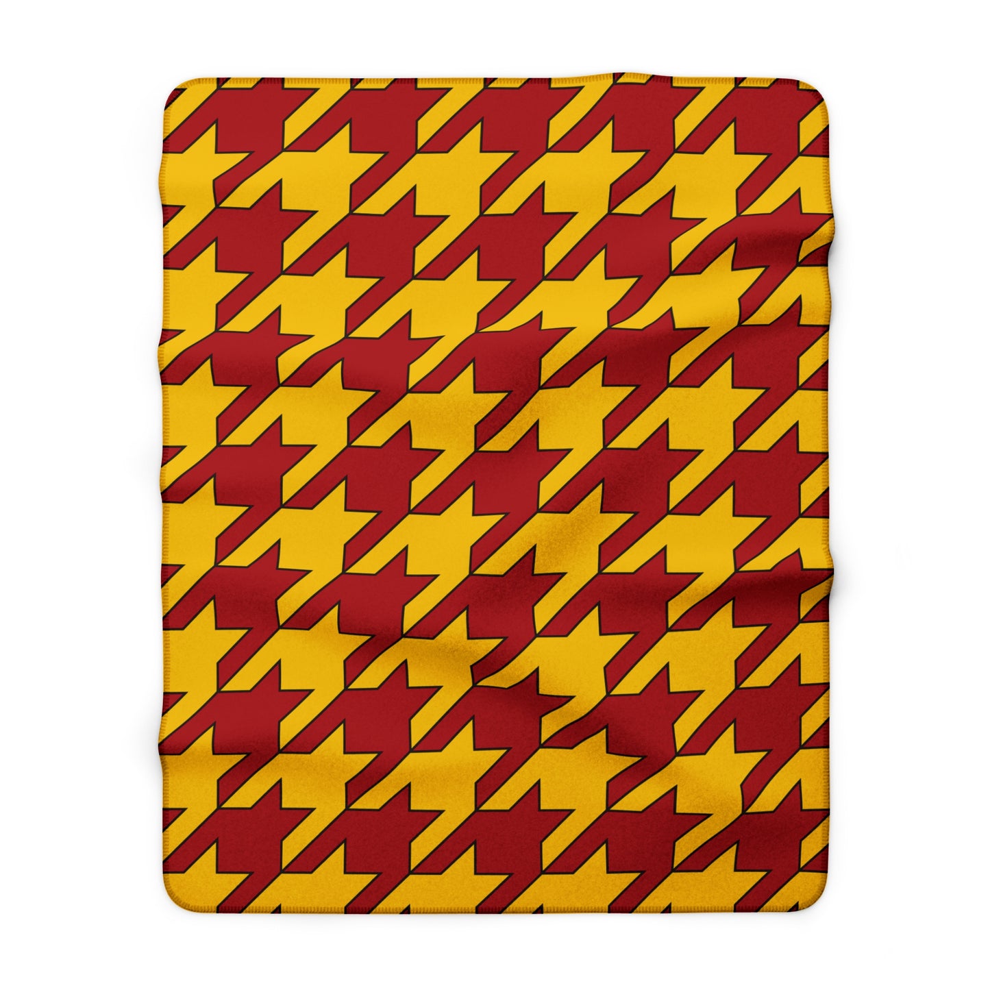 Spain Retro Houndstooth Blanket Throw