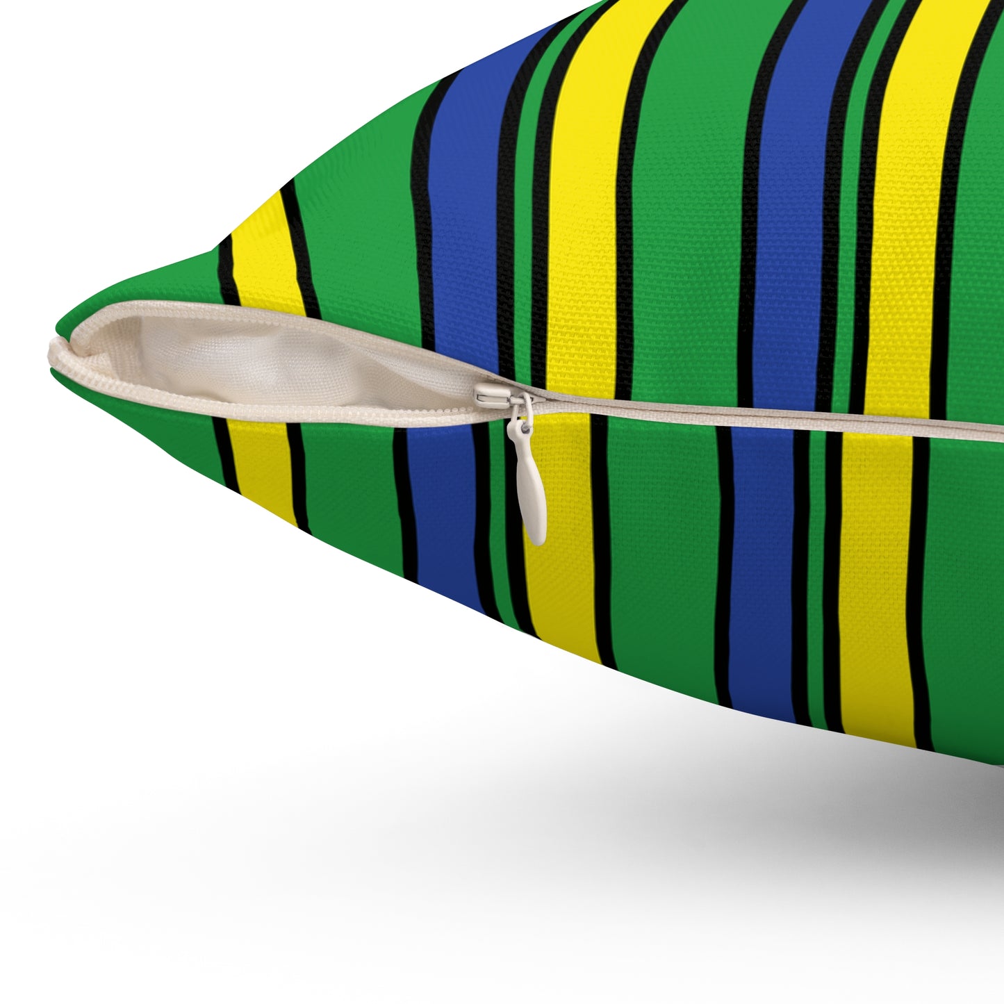 Brazil Retro Stripes Cushion Pillow