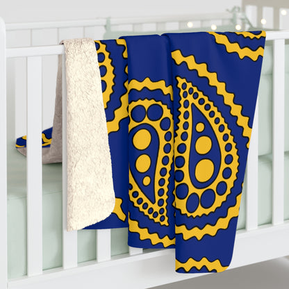 Barbados Retro Paisley Blanket Throw