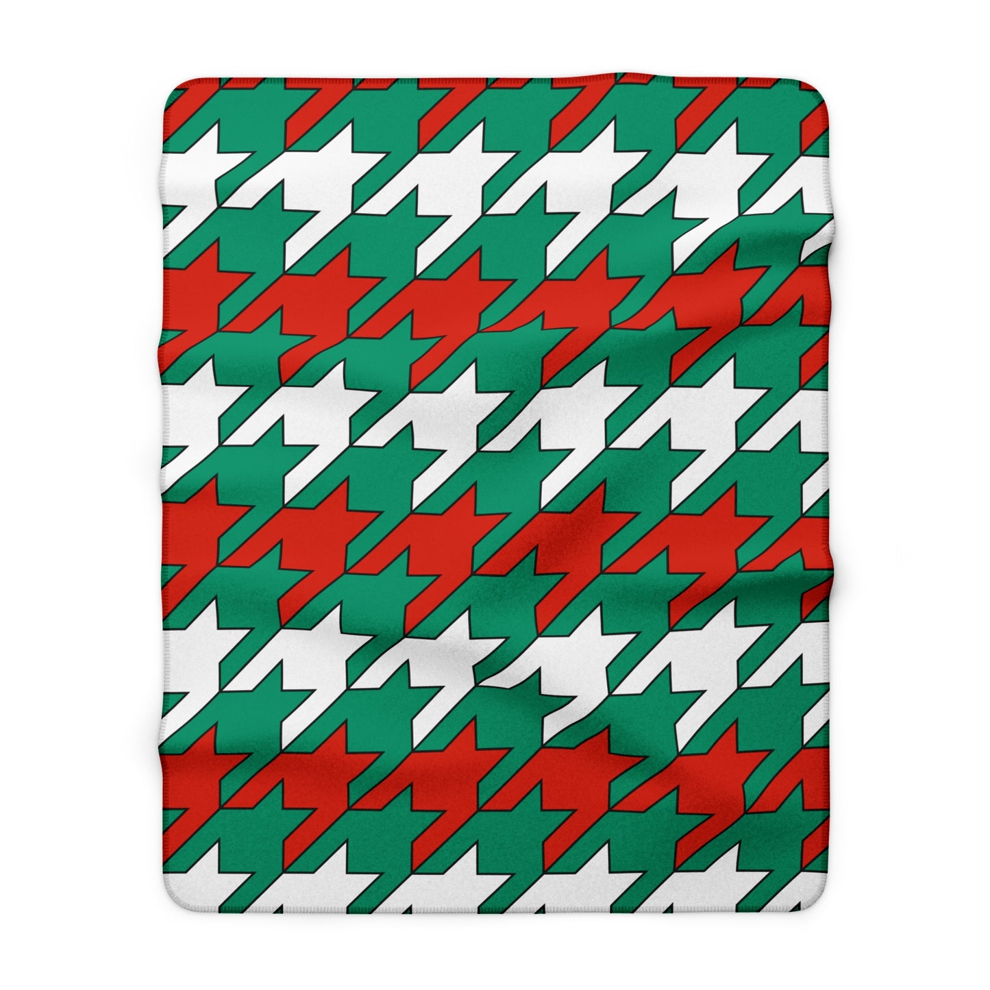 Bulgaria Retro Houndstooth Blanket Throw