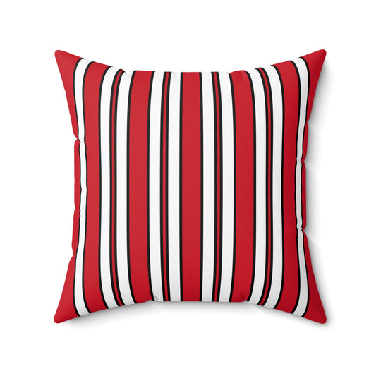 Bahrain Retro Stripes Cushion Pillow