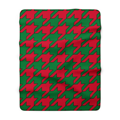 Maldives Retro Houndstooth Blanket Throw