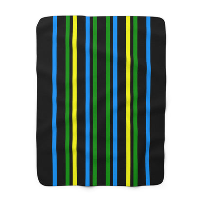 Tanzania Retro Stripes Blanket Throw