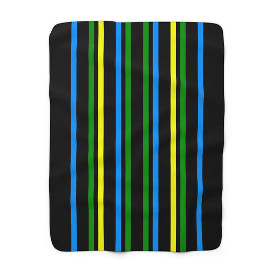 Tanzania Retro Stripes Blanket Throw