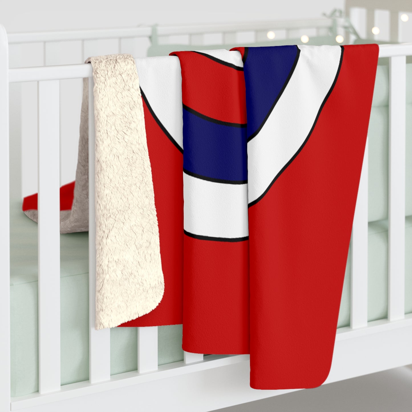 Liberia Retro Target Blanket Throw