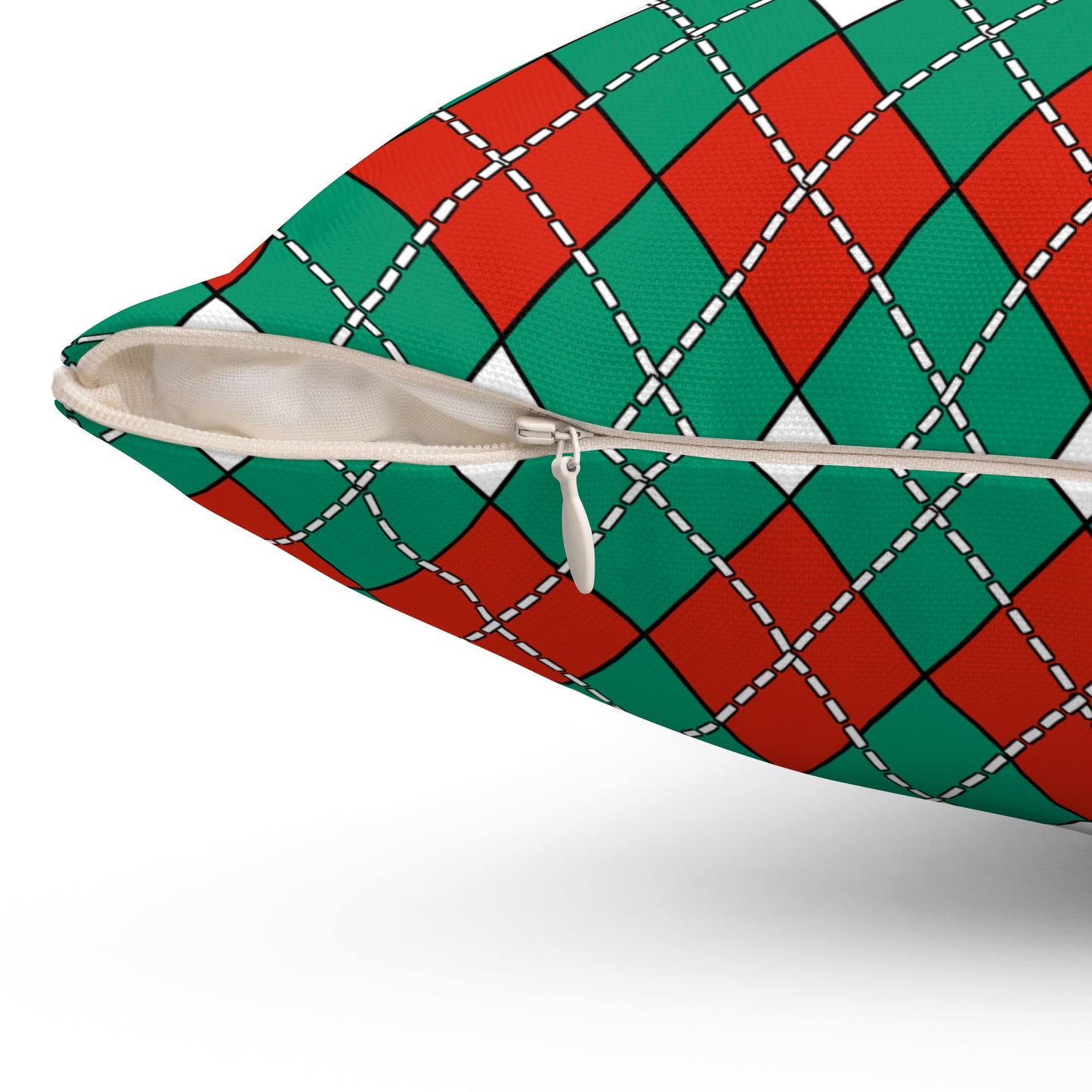 Bulgaria Retro Argyle Cushion Pillow