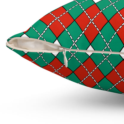 Bulgaria Retro Argyle Cushion Pillow