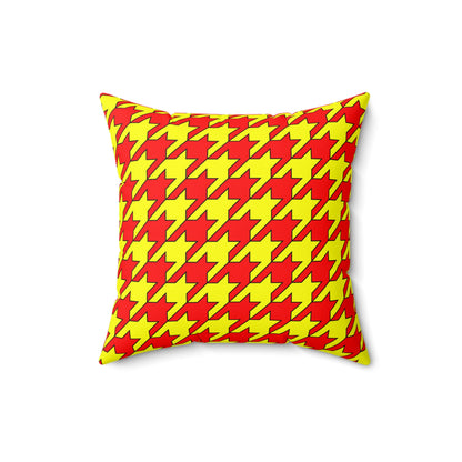 Kyrgyzstan Retro Houndstooth Cushion Pillow