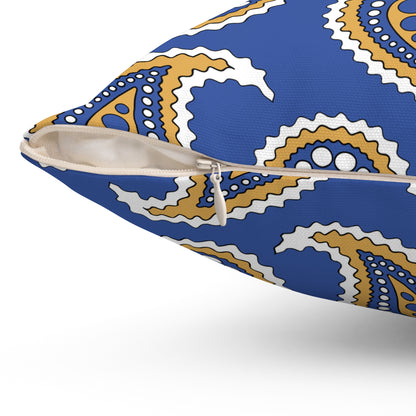 Marshall Islands Retro Paisley Cushion Pillow