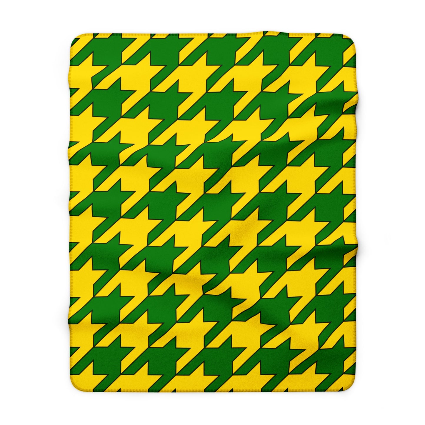 Cocos Islands Retro Houndstooth Blanket Throw