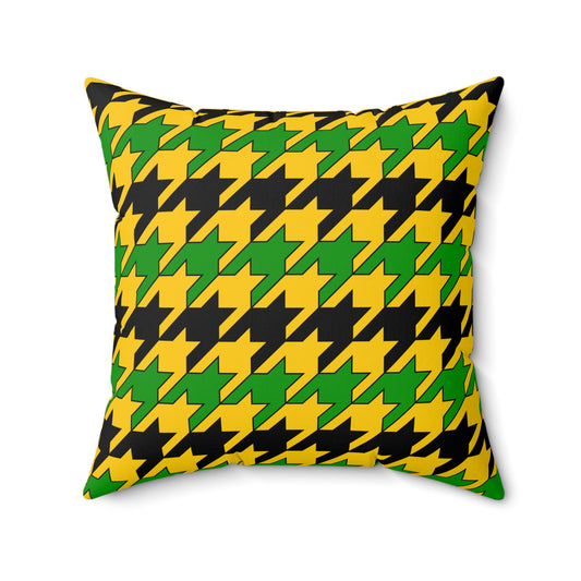 Jamaica Retro Houndstooth Cushion Pillow