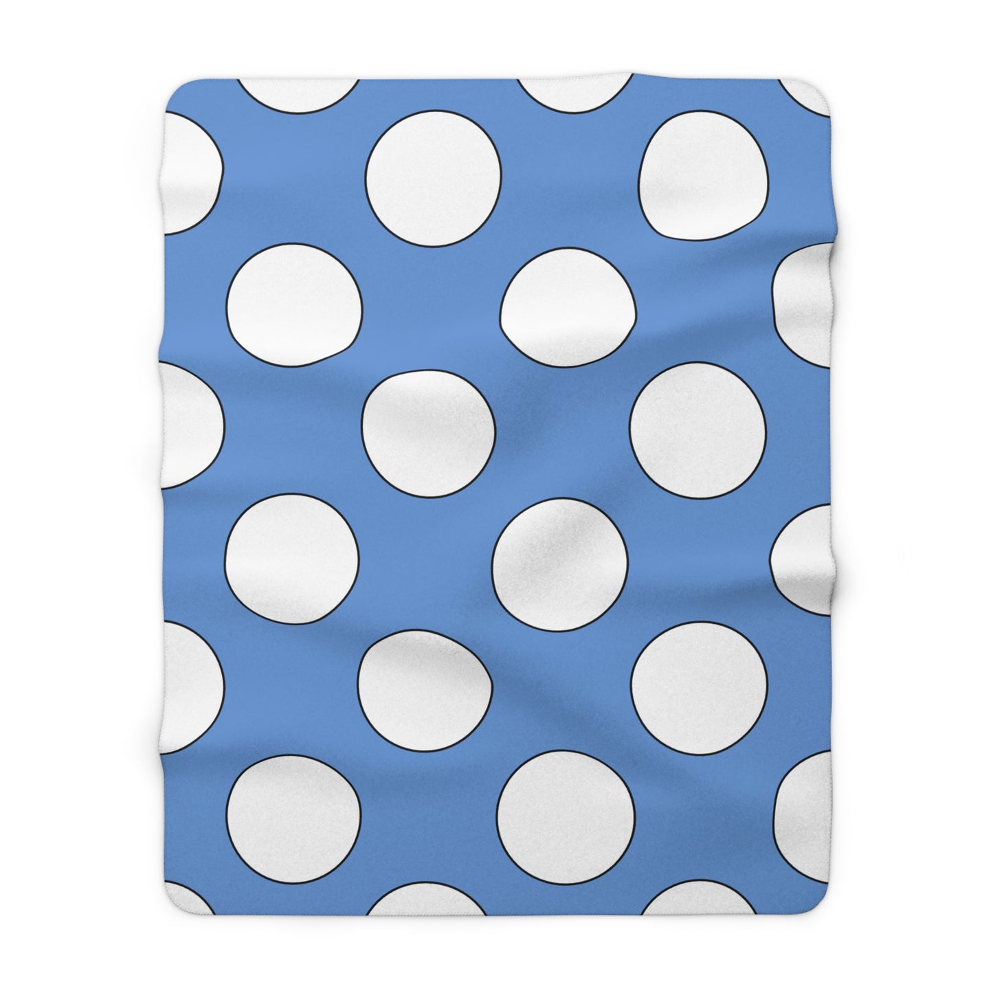 Micronesia Retro Polka Dots Blanket Throw