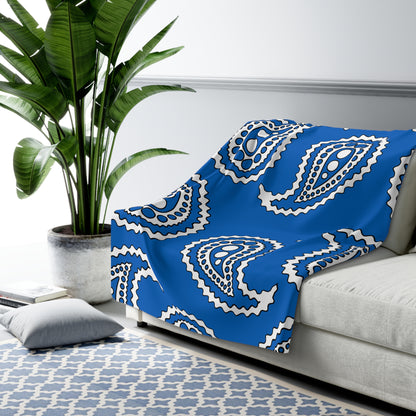 Scotland Retro Paisley Blanket Throw