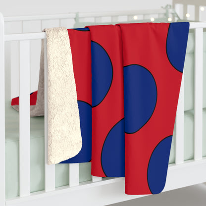Liechtenstein Retro Polka Dots Blanket Throw