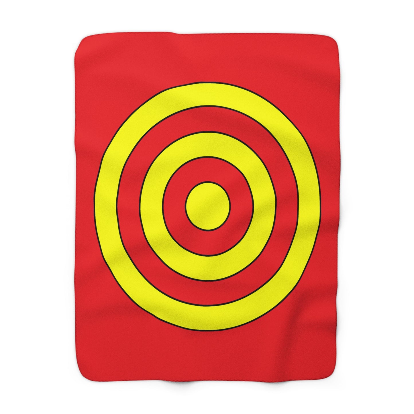 China Retro Target Blanket Throw