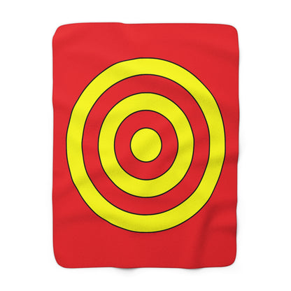 China Retro Target Blanket Throw
