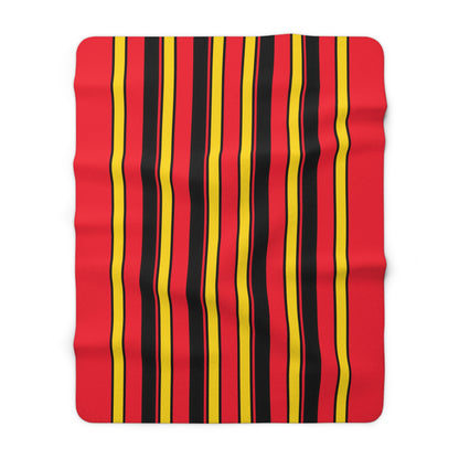 Belgium Retro Stripes Blanket Throw
