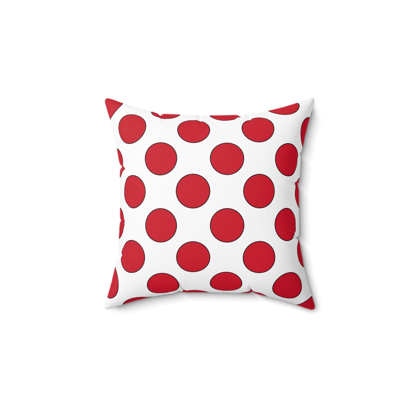 Jersey Retro Polka Dots Cushion Pillow