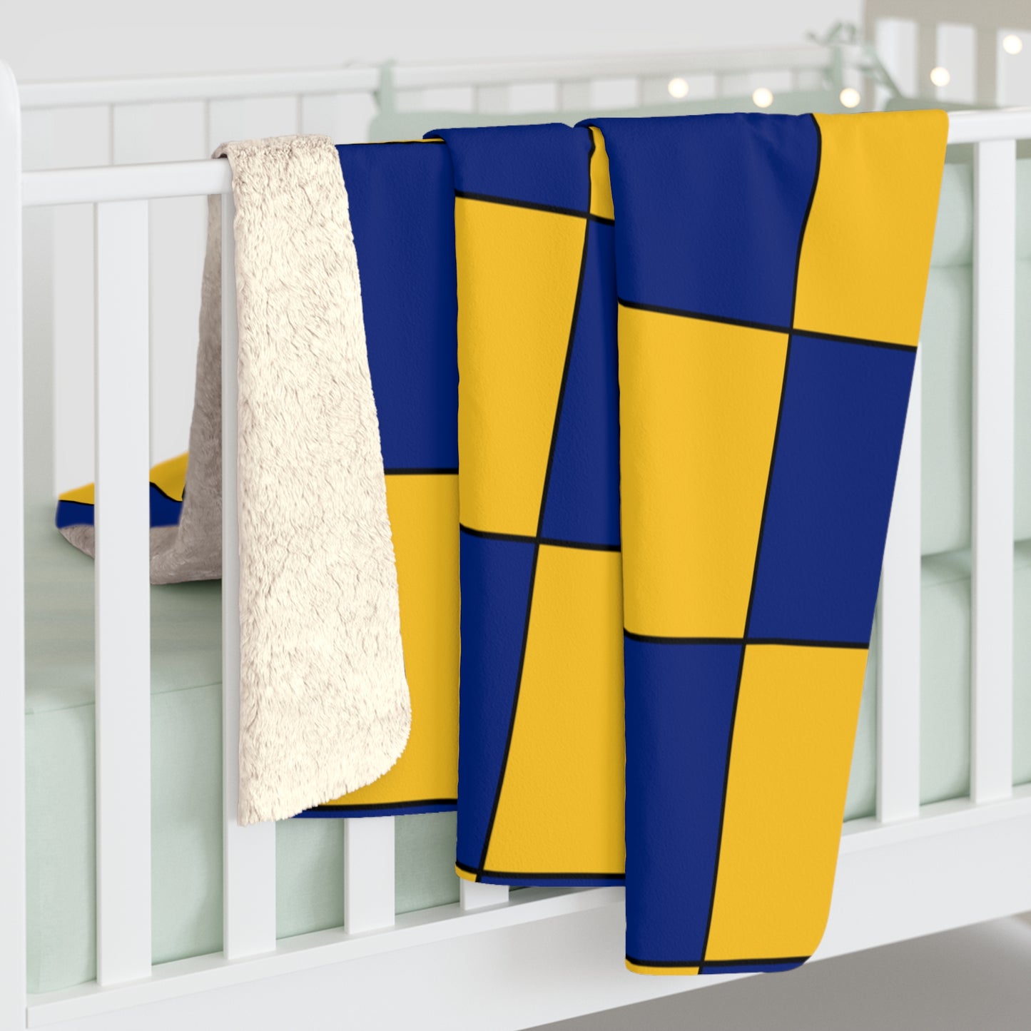 Barbados Retro Check Blanket Throw
