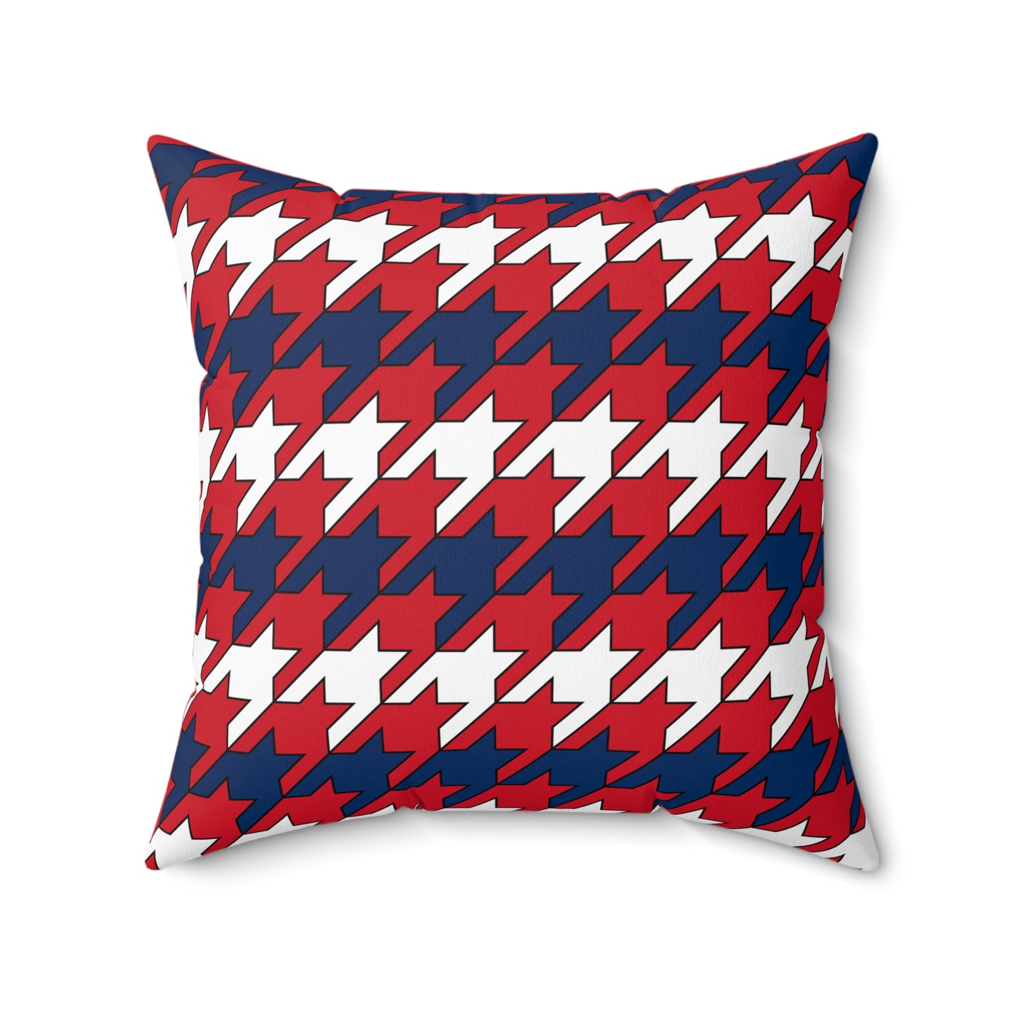 Dominican Republic Retro Houndstooth Cushion Pillow