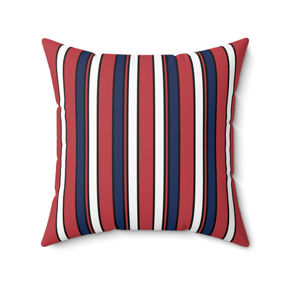 United States Minor Outlying Islands Retro Stripes Cushion Pillow