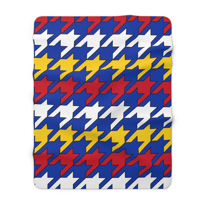 Philippines Retro Houndstooth Blanket Throw