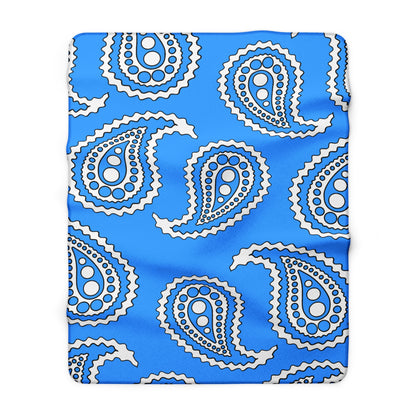 Somalia Retro Paisley Blanket Throw