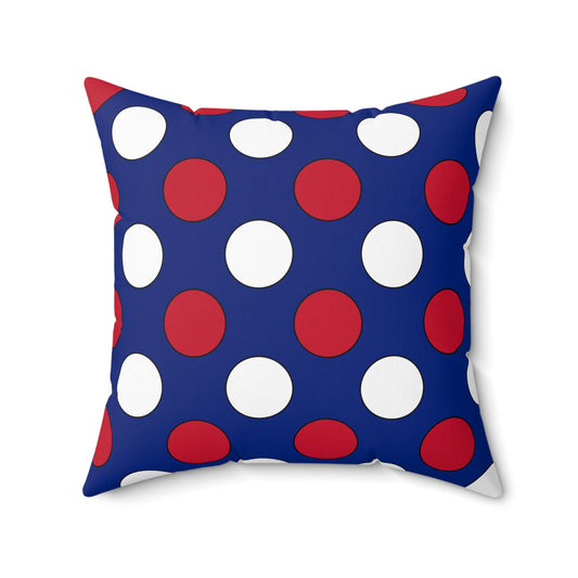 New Zealand Retro Polka Dots Cushion Pillow