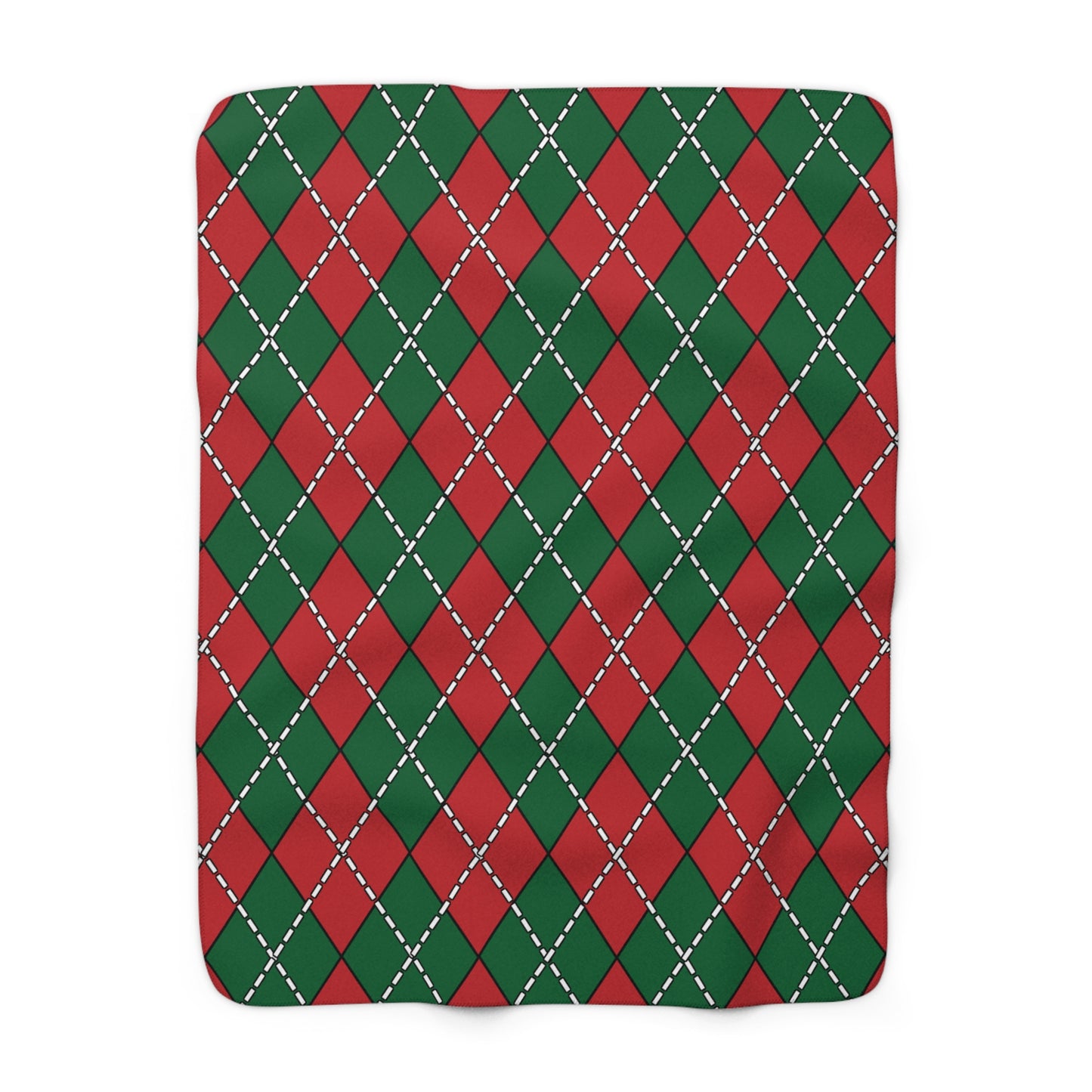 Morocco Retro Argyle Blanket Throw