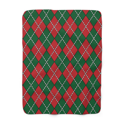 Morocco Retro Argyle Blanket Throw