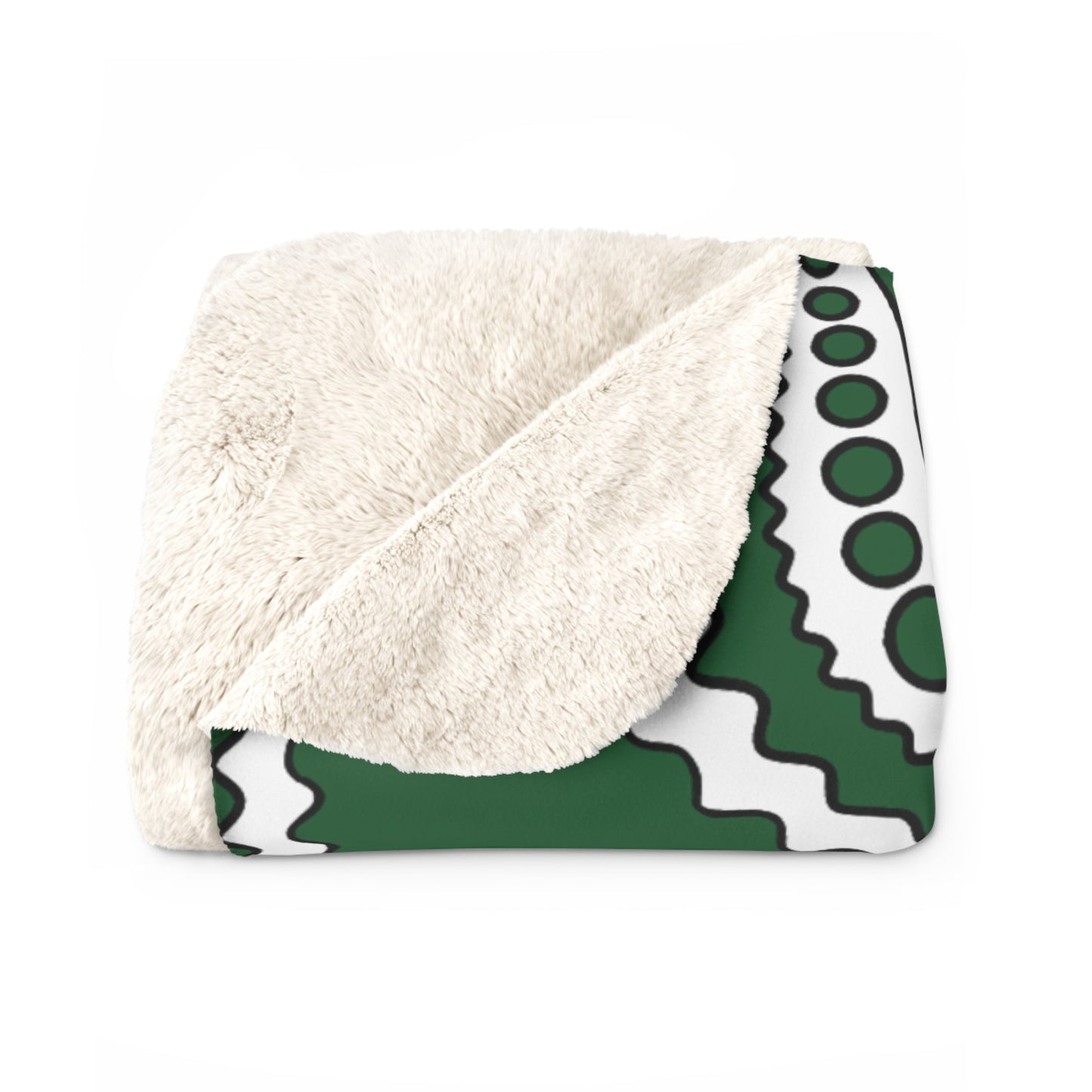 Saudi Arabia Retro Paisley Blanket Throw