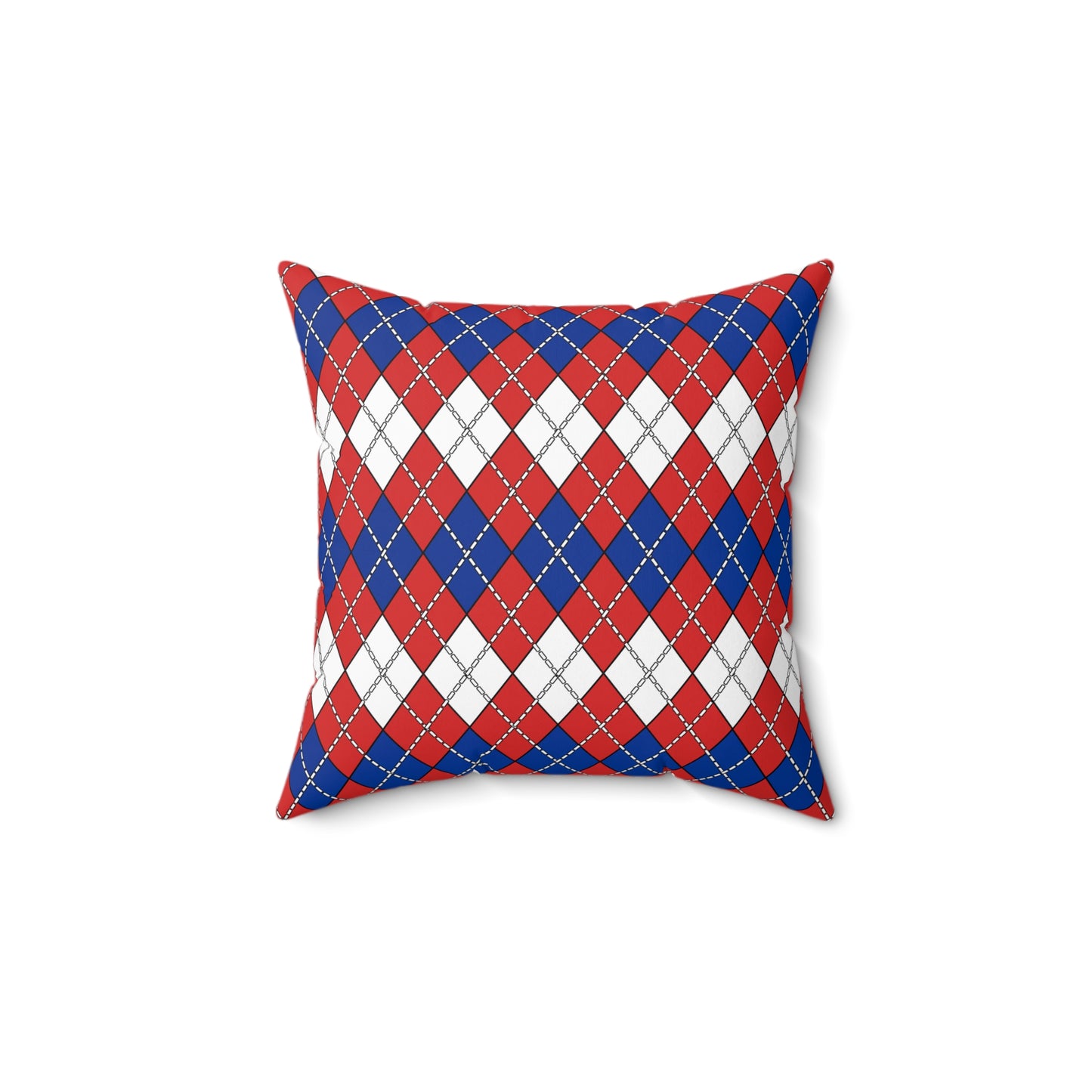 Bouvet Island Retro Argyle Cushion Pillow