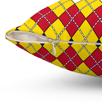 Niue Retro Argyle Cushion Pillow
