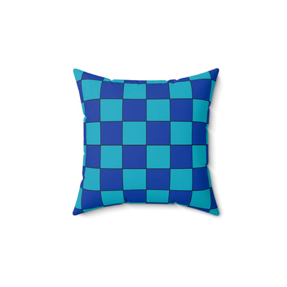Pacific Islands Retro Check Cushion Pillow