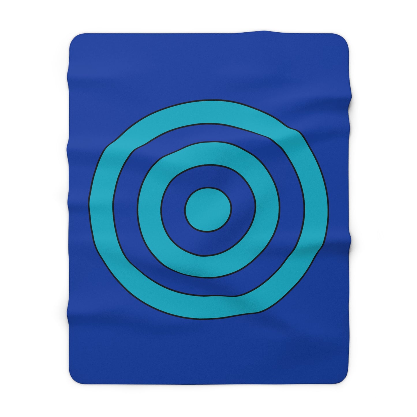 Pacific Islands Retro Target Blanket Throw