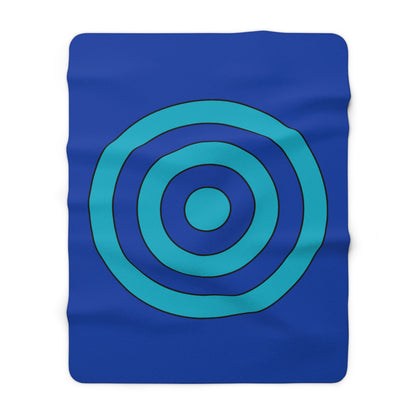 Pacific Islands Retro Target Blanket Throw