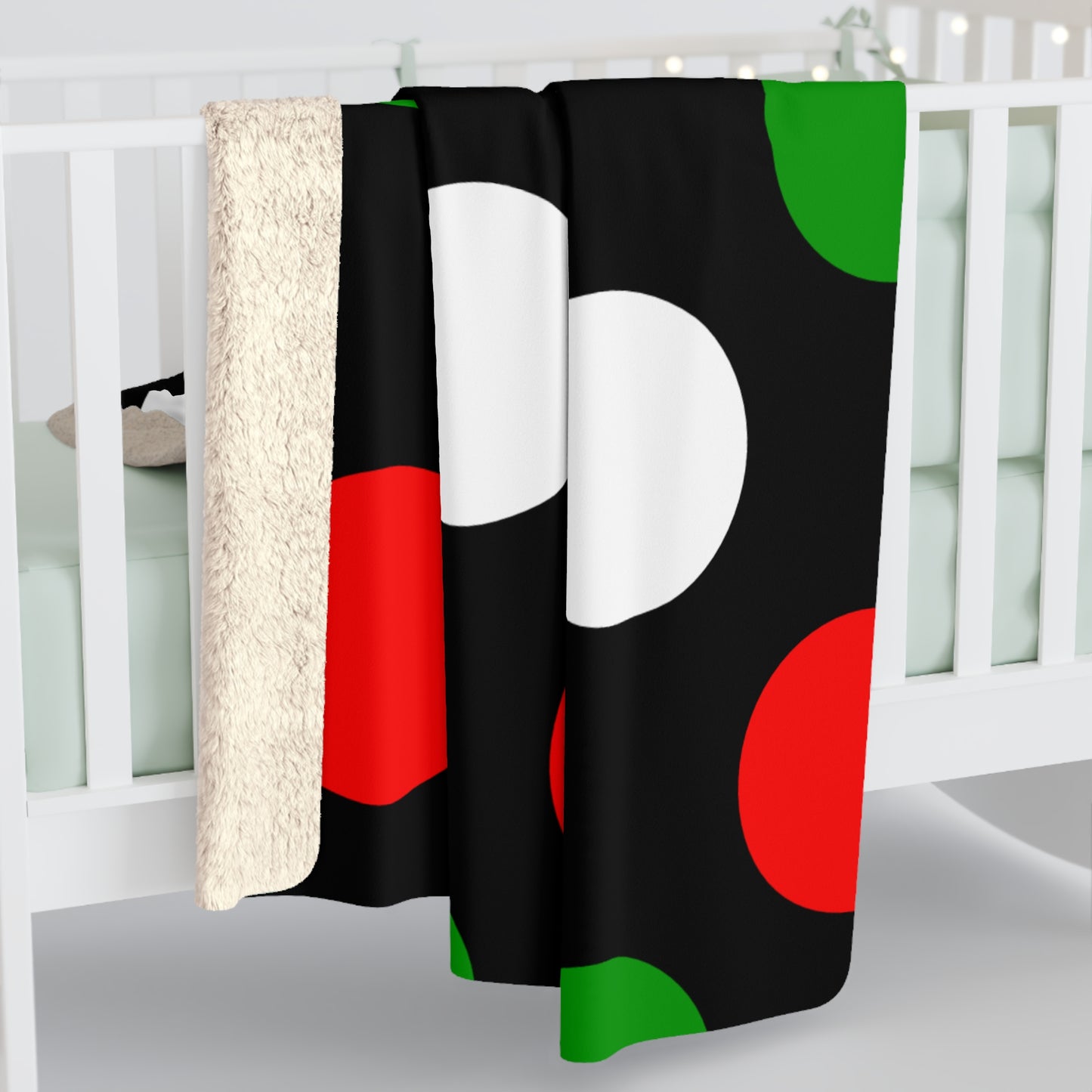 Sudan Retro Polka Dots Blanket Throw