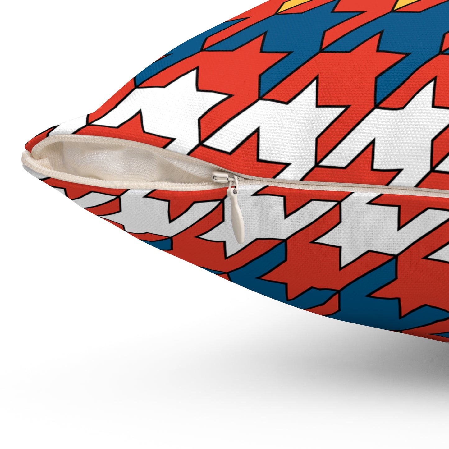 Kiribati Retro Houndstooth Cushion Pillow