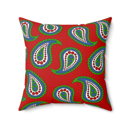 Namibia Retro Paisley Cushion Pillow