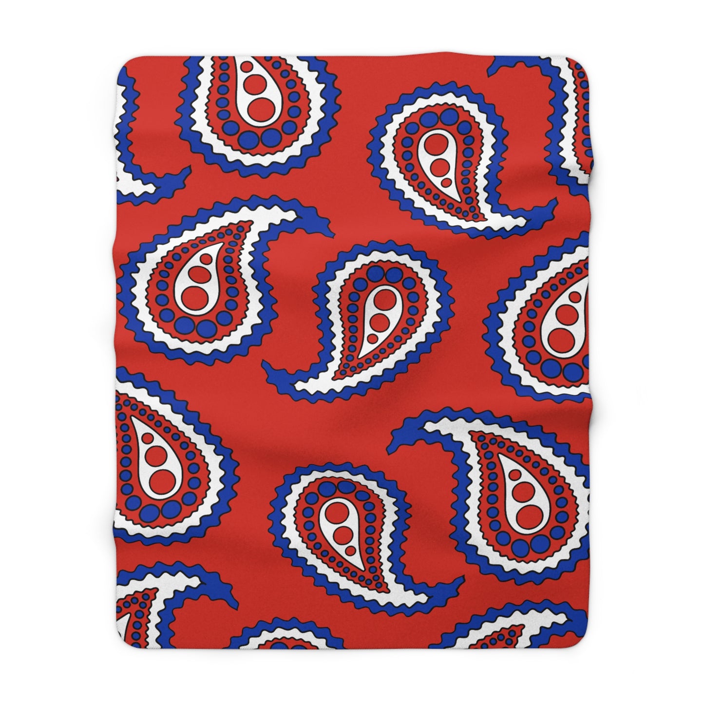 Paraguay Retro Paisley Blanket Throw