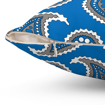 Northern Mariana Islands Retro Paisley Cushion Pillow