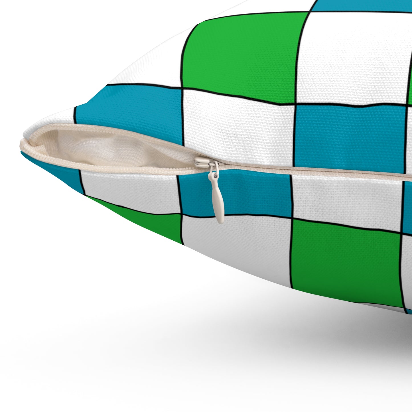 Uzbekistan Retro Check Cushion Pillow