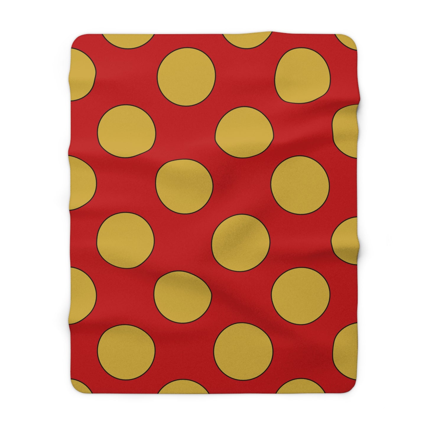 Montenegro Retro Polka Dots Blanket Throw