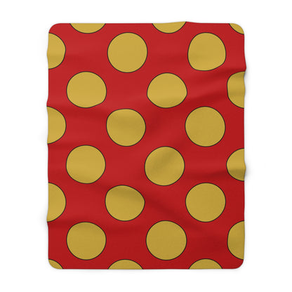Montenegro Retro Polka Dots Blanket Throw