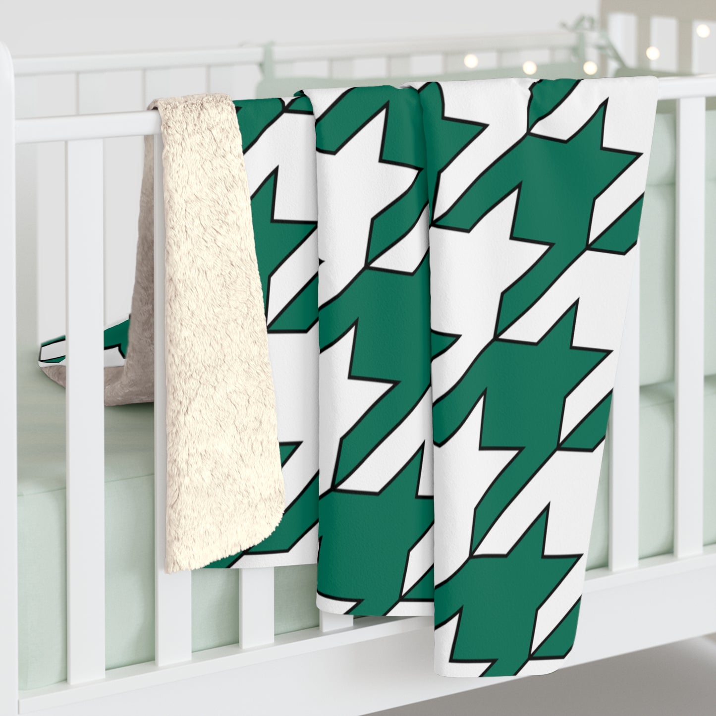 Macao Retro Houndstooth Blanket Throw
