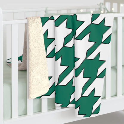 Macao Retro Houndstooth Blanket Throw